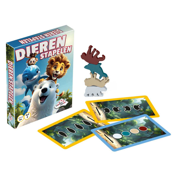 Dieren Stapelen Spel - 2 Spelers