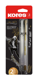 2 Gel pen metallic goud/zilver KP37941