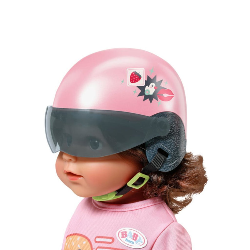 Baby Born E-Scooter Helm Roze/Zwart