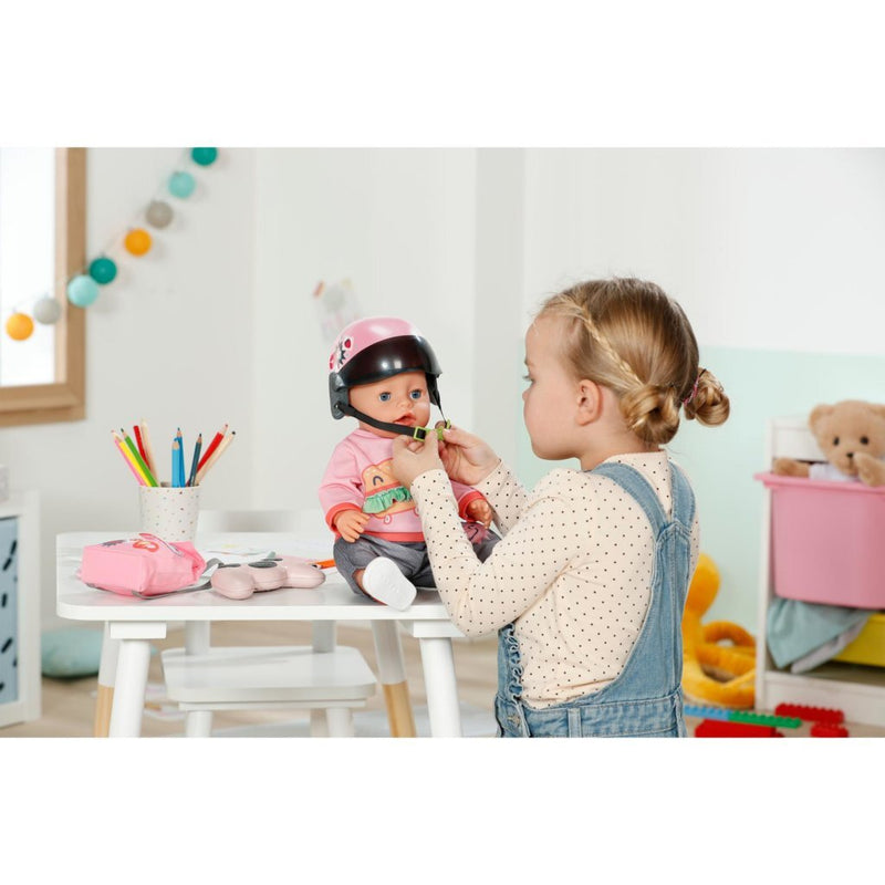 Baby Born E-Scooter Helm Roze/Zwart