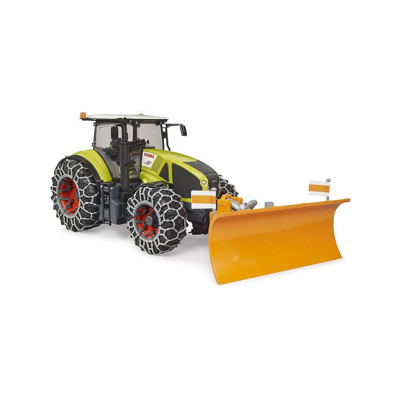 Bruder 03018 Claas Axion 950 + Sneeuwkettingen en Sneeuwschuiver