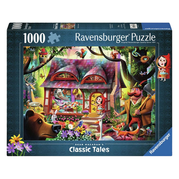 Puzzel 1000 stukjes - Roodkapje en de wolf