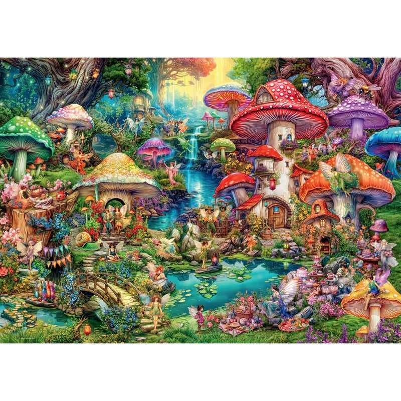 Legpuzzel Merry Mushroom Village, 1000st.