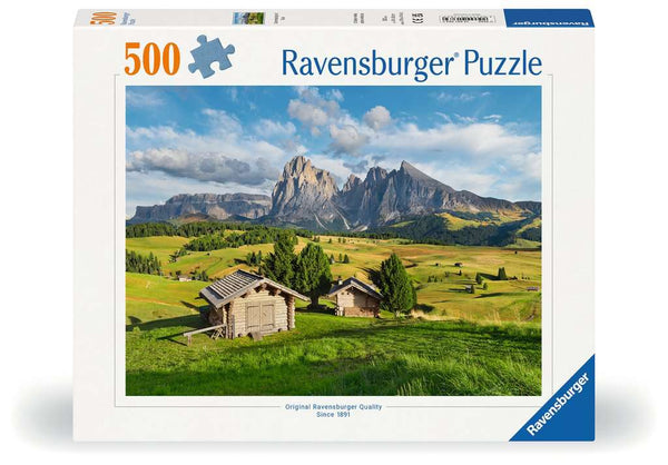 Puzzel 500 stukjes - Dolomitenidyll of Siusi