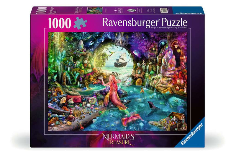 Puzzel 1000 stukjes - Mermaid AND apos;s Treasure