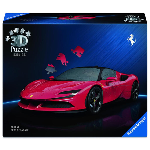 Ravensburger Iconics 3D Puzzel Ferrari SF90 Stradale 108 Stukjes