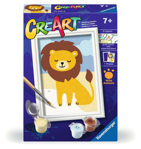 CreArt Schilderen op Nummer - Leeuw