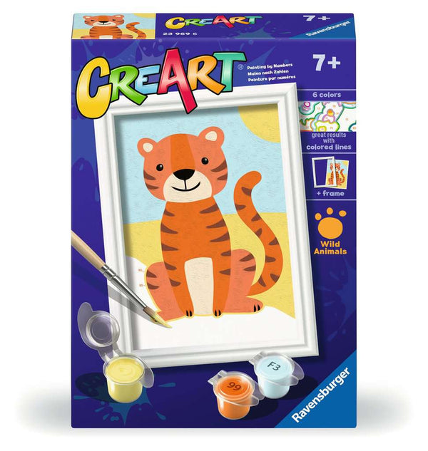 CreArt Schilderen op Nummer - Tijger