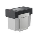 Hailo Inbouwemmer Eco-line Duo L 2x14 L Staal/Zwart