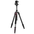 Hama Ramble II Duo Carbon Statief 170 cm Zwart/Rood
