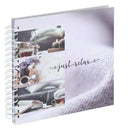 Hama Foto Spiraalalbum Just Relax Lavendel 28x24 cm 50 Witte Pagina&
