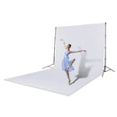 Hama Fotostudio Achtergrond Doek 2.94x6 m Wit/Polyester