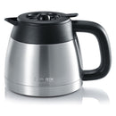 Severin KA9572 Koffiezetapparaat met Thermoskan en Beker Zwart/RVS