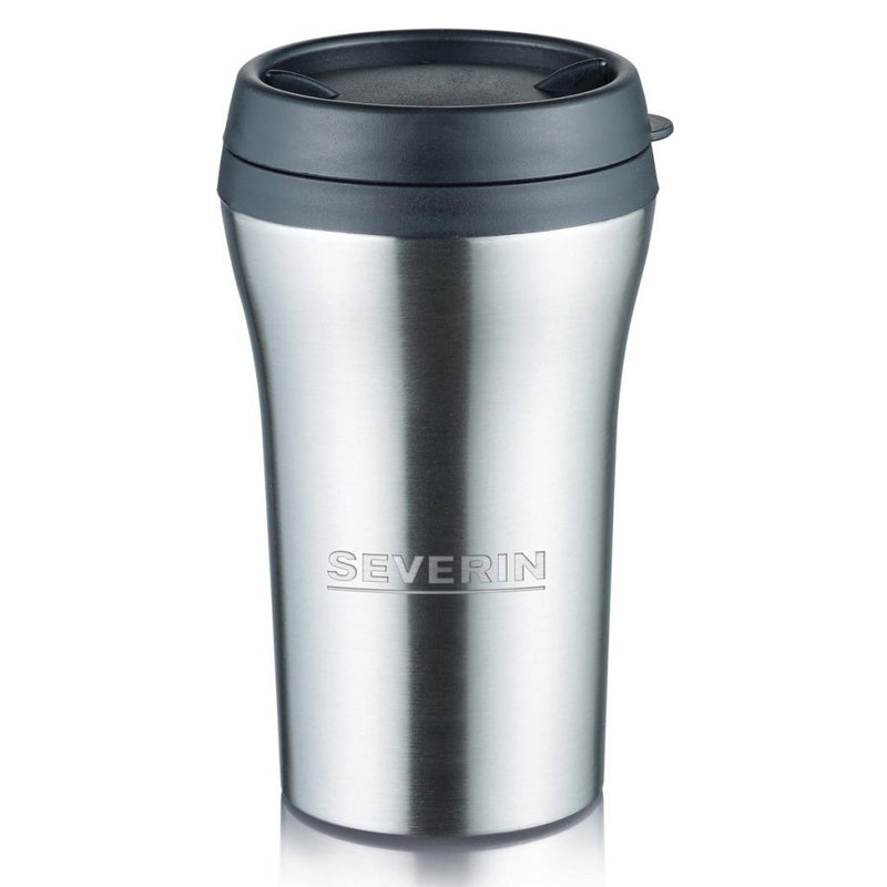 Severin KA9572 Koffiezetapparaat met Thermoskan en Beker Zwart/RVS