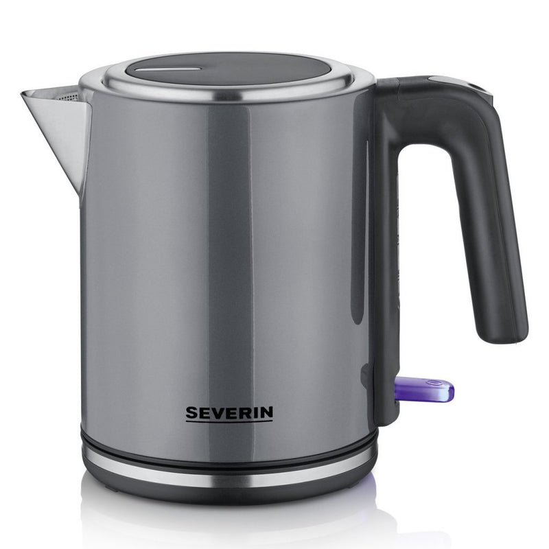 Severin WK9574 Waterkoker 1L 2400W Antraciet / Zwart