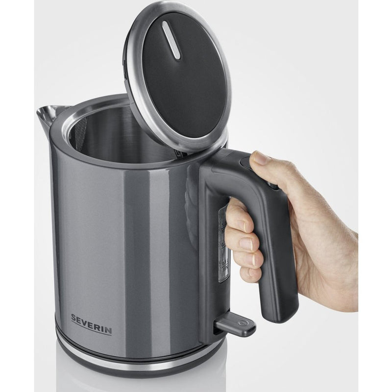 Severin WK9574 Waterkoker 1L 2400W Antraciet / Zwart