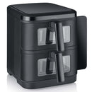 Severin Severin S-Fry Duo Stack Heteluchtfriteuse 2x5.5L 2800W Zwart
