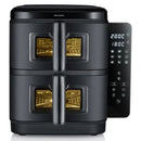 Severin Severin S-Fry Duo Stack Heteluchtfriteuse 2x5.5L 2800W Zwart