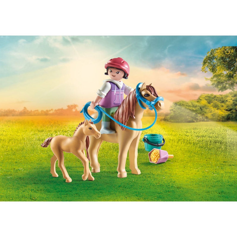 Playmobil Horses of Waterfall Kind met pony en veulen