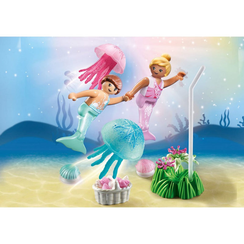 Playmobil Princess Magic Zeemeerminkinderen met kwallen