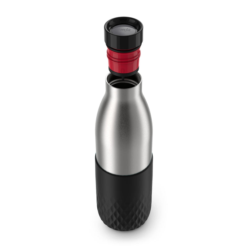 Emsa N3111100 Thermosfles 0.7L RVS/Zwart