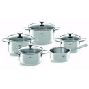 Fissler Copenhagen Pannenset 5-delig RVS/Glas
