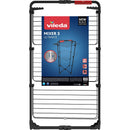Vileda Mixer 3 Ultimate Droogtoren 30 m Drooglengte + Wieltjes Zwart