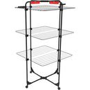 Vileda Mixer 3 Ultimate Droogtoren 30 m Drooglengte + Wieltjes Zwart