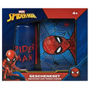 Spiderman Broodtrommel en Drinkfles Rood/Zwart/Blauw