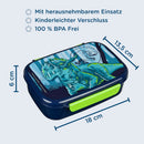 Jurassic World Lunchbox Donkerblauw/Appelgroen