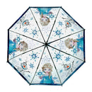 Disney Frozen Kinderparaplu Blauw/Transparant