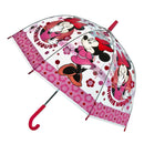 Disney Minnie Mouse Kinderparaplu Rood/Transparante