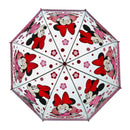 Disney Minnie Mouse Kinderparaplu Rood/Transparante