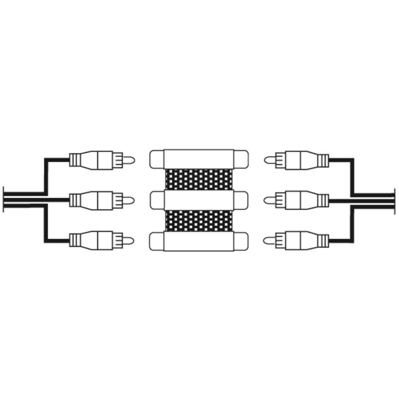 Hama Video-Adapter 3 Cinch-Koppelingen - 3 Cinch-Koppelingen