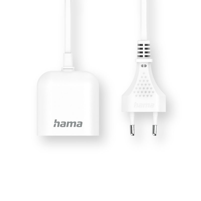 Hama USB Netadapter met 190 cm Lange Kabel 3.5A 1x USB A 1x USB C Wit