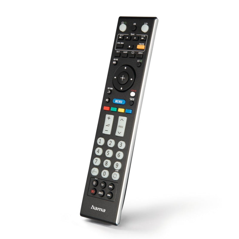Hama Universele Afstandsbediening Sony TV IR Lerend + Lichtgevende Toetsen Zwart