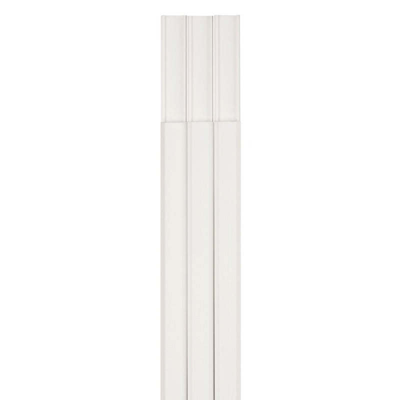 Hama Kabelgoot Zelfklevend Hoekig 100x2.1x1 cm PVC/Wit 3 Stuks