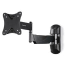 Hama TV Muurbeugel Draaibaar Kantelbaar Uittrekbaar Schermen 10-26 Inch Zwart