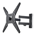 Hama TV Muurbeugel Draaibaar Kantelbaar Uittrekbaar Schermen 32-65 Inch Zwart