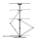 Hama Tv-muurbeugel FULLMOTION 400x400 165 Cm (65) Extra Lange Arm Slim