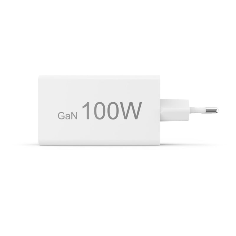 Hama Snellader GaN 2x USB C PD 1x USB A QC 100W Wit