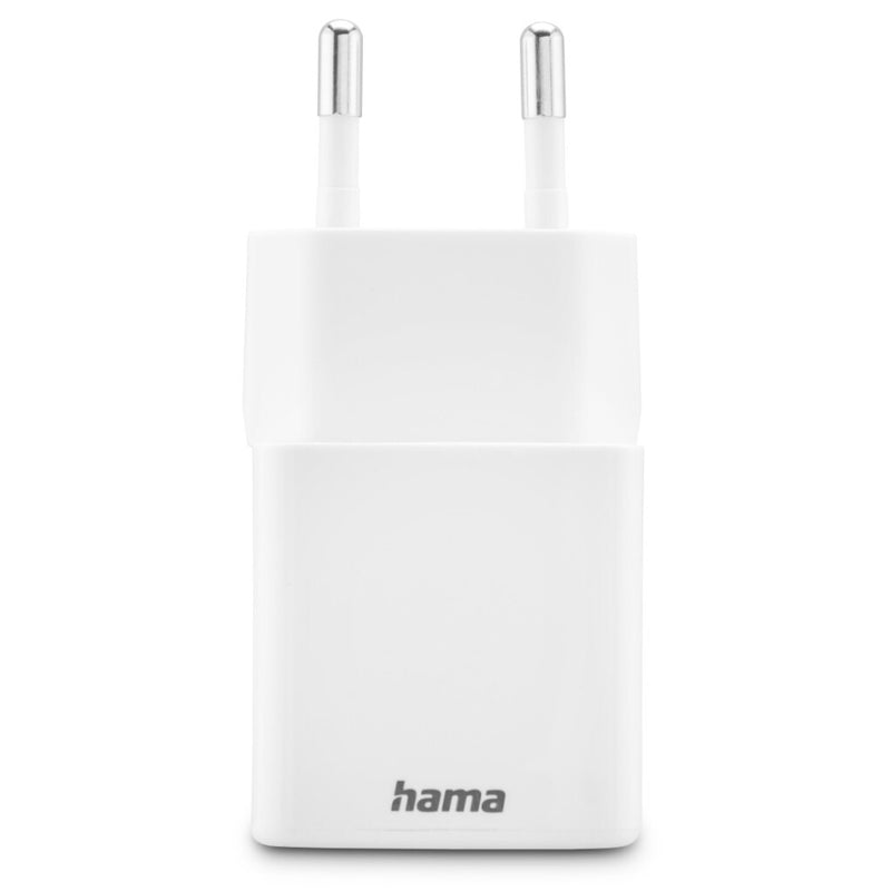 Hama Snellader 1x USB-C PD 1x USB-A QC Mini-oplader 20 W Wit