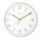 Hama Tafelklok Madeira Tikt Niet 16 cm Wit/Goud