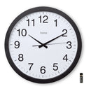 Hama Stille Wandklok Aruba 40 cm Zwart/Wit