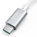Hama Oplaadkabel USB C - USB C Full-Featured USB 3.2 GEN2 10Gbit/s 150 cm Wit/Aluminium