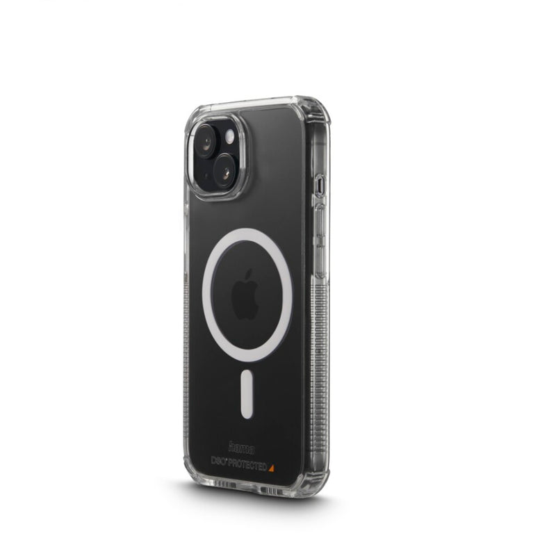 Hama MagCase Extreme Protect voor Apple iPhone 15 Transparant