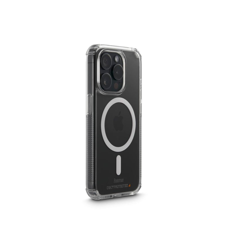 Hama MagCase Extreme Protect voor Apple iPhone 15 Pro Transparant