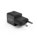 Hama Snellader 25W USB-C PD/Qualcomm Zwart