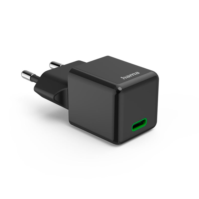 Hama Snellader 30W USB-C PD/QC/GaN Zwart