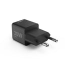 Hama Snellader 30W USB-C PD/QC/GaN Zwart